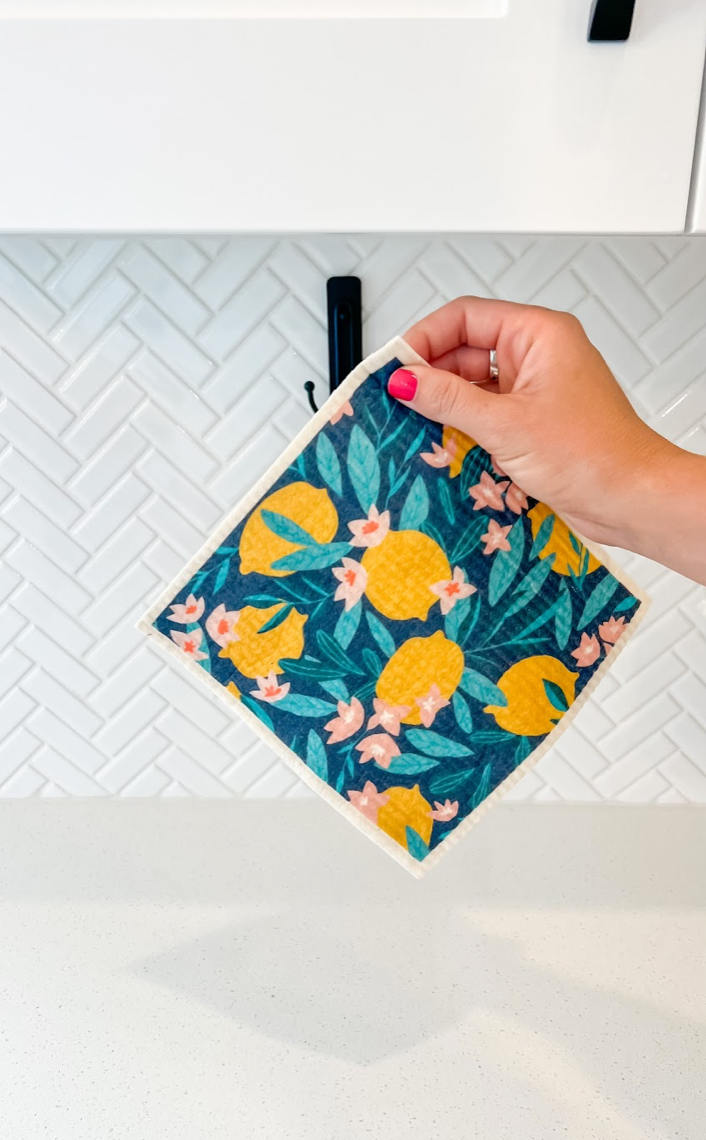 Sweet Citrus Swedish Dishcloth