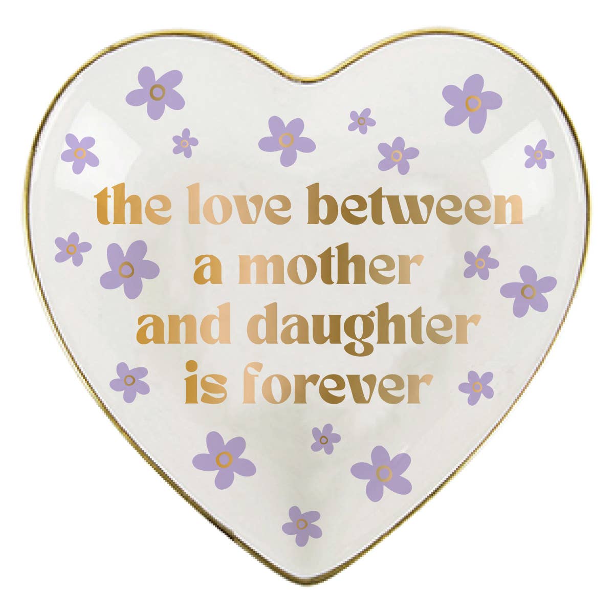 Trinket Dish | Love Between a Mother and Daughter - Purple