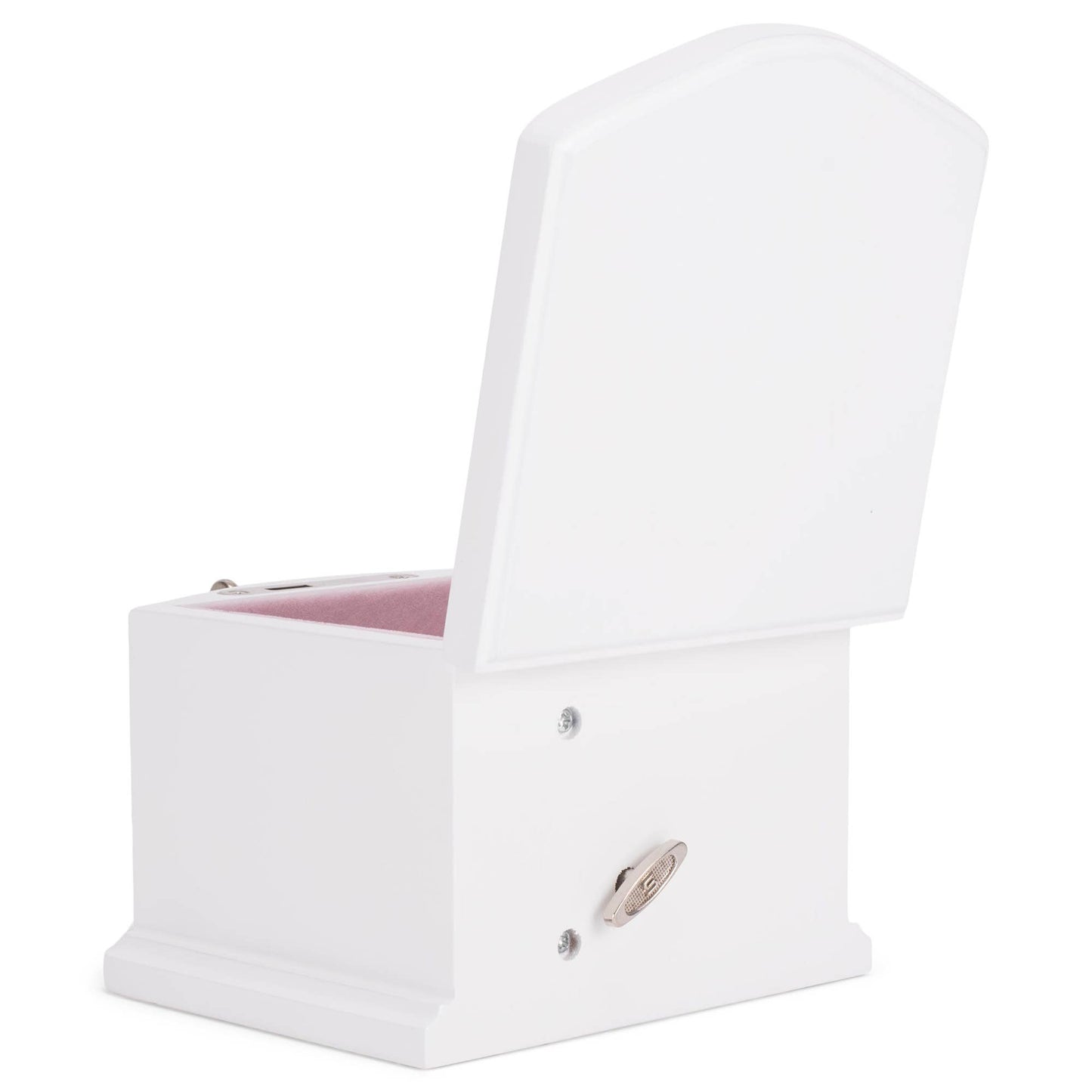 Ballerina Musical Jewelry Box - WHITE interior