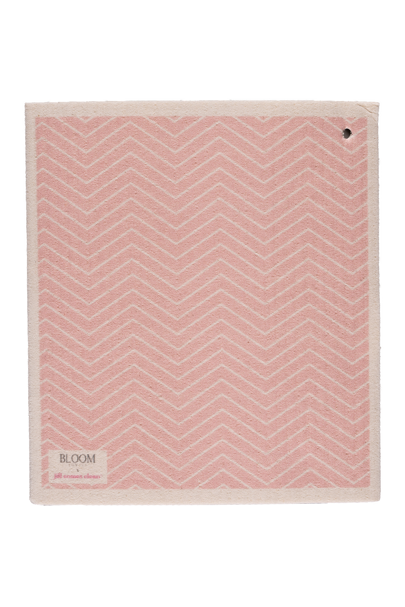 Pink Zig Zag Swedish Dishcloth