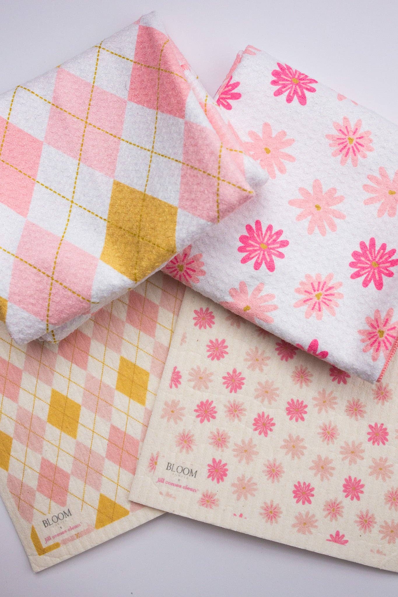Tickled Pink Swedish Dishcloth