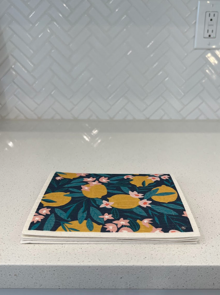 Sweet Citrus Swedish Dishcloth