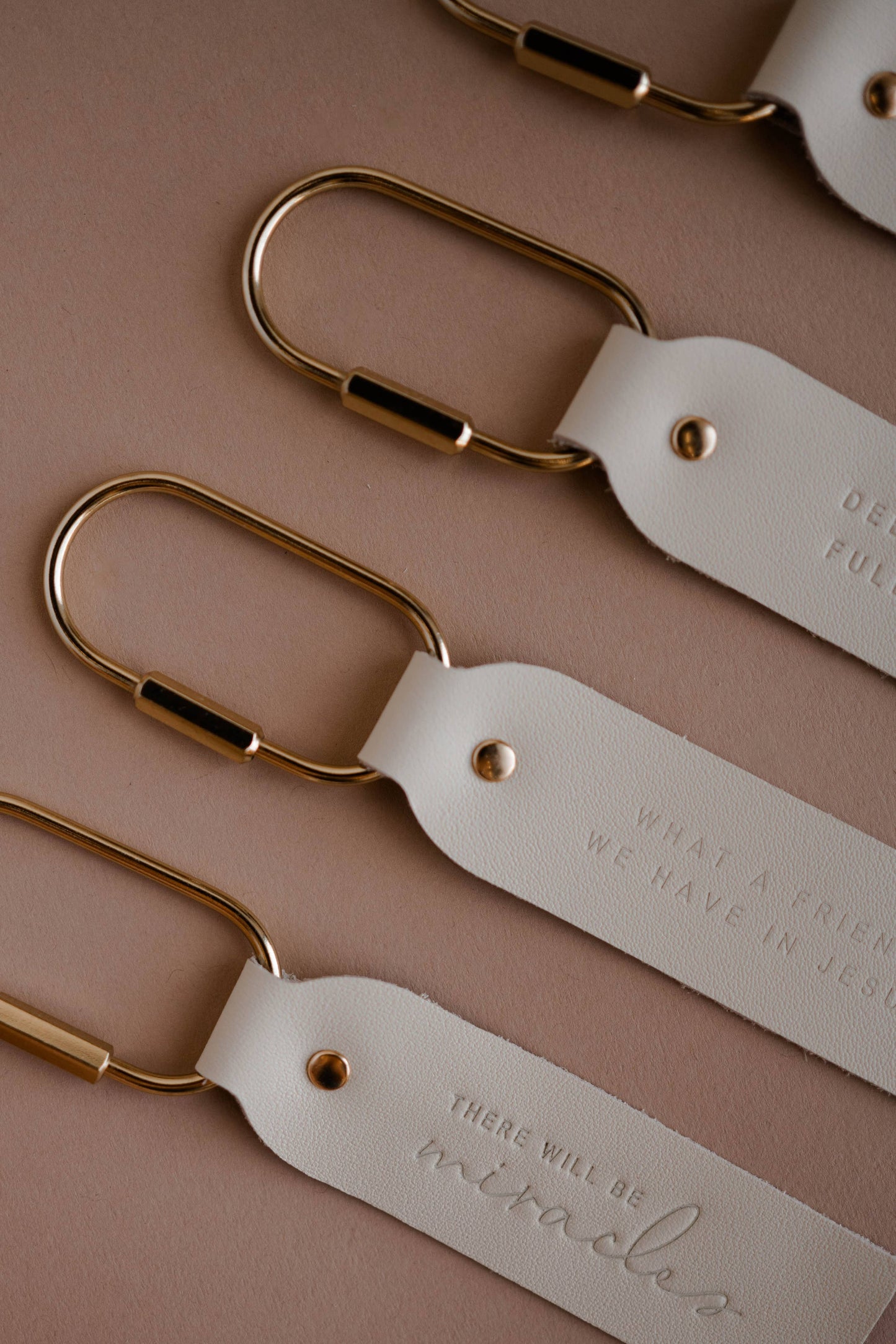 Proof of His Love Blonde Key Fob | Christian Keychain