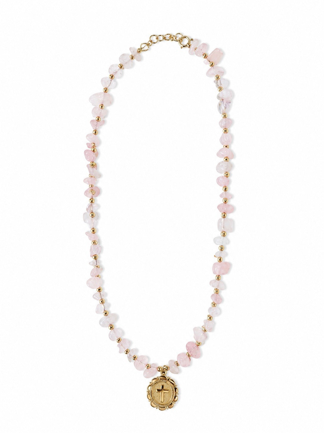 Pink Devotion Gemstone Necklace
