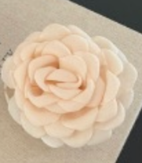 Handmade Peony Flower Claw Clip