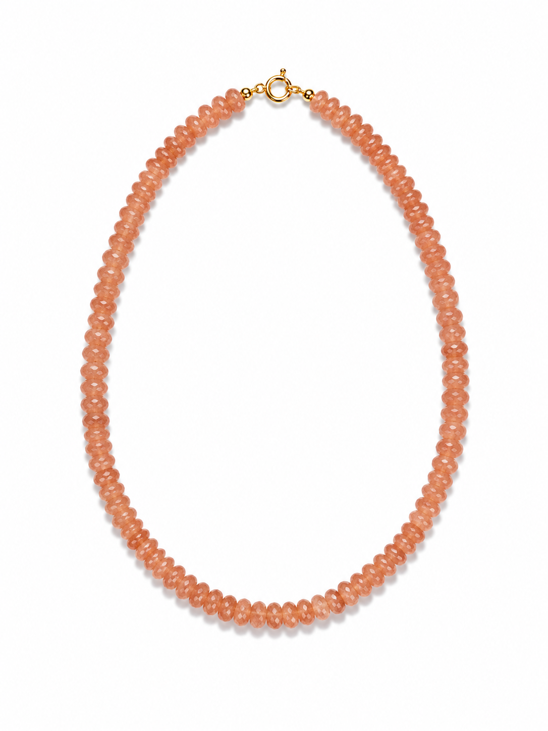 Autumn Apricot Gemstone Necklace