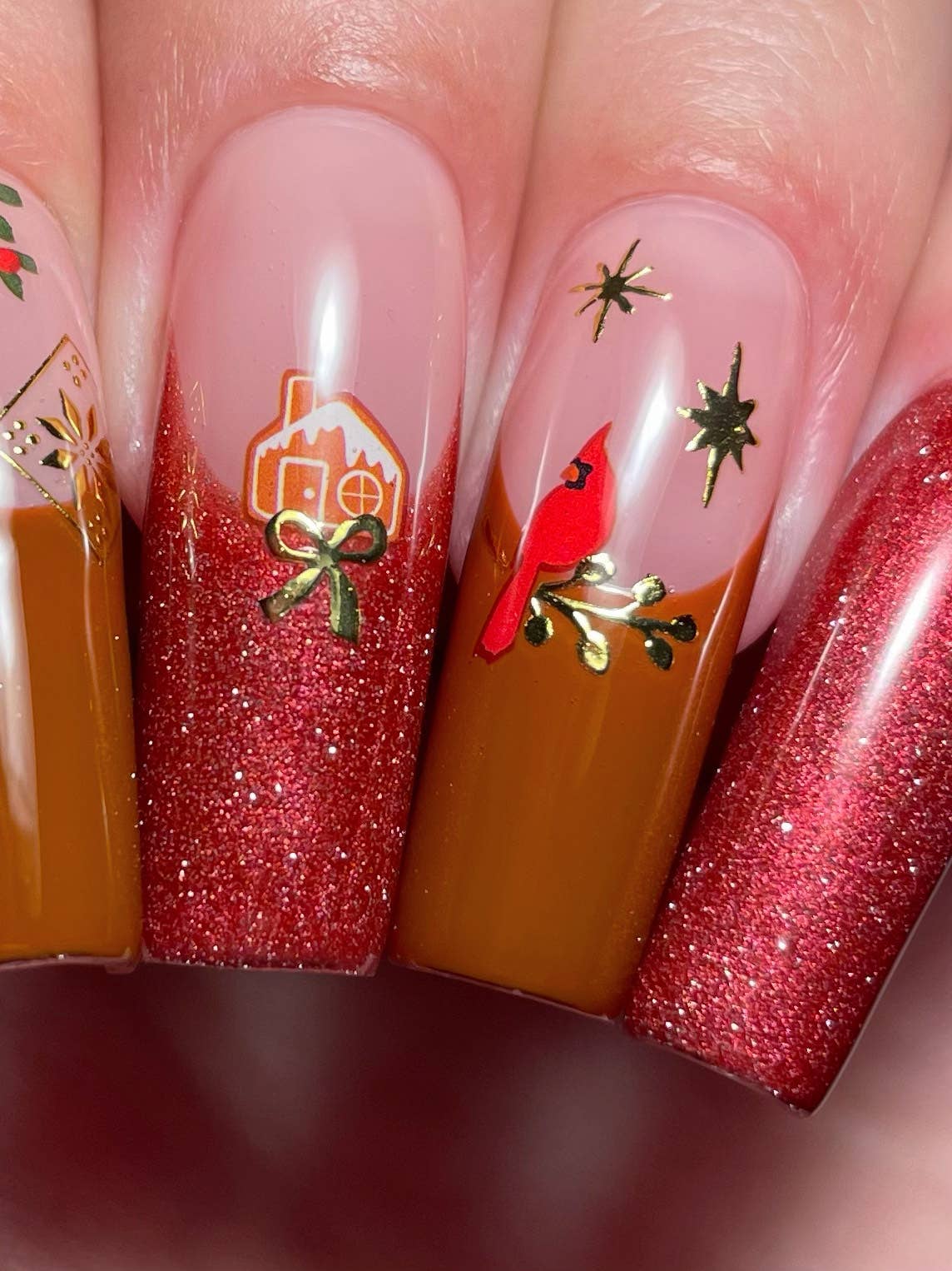 Nail Art Stickers - DECO THE HALLS