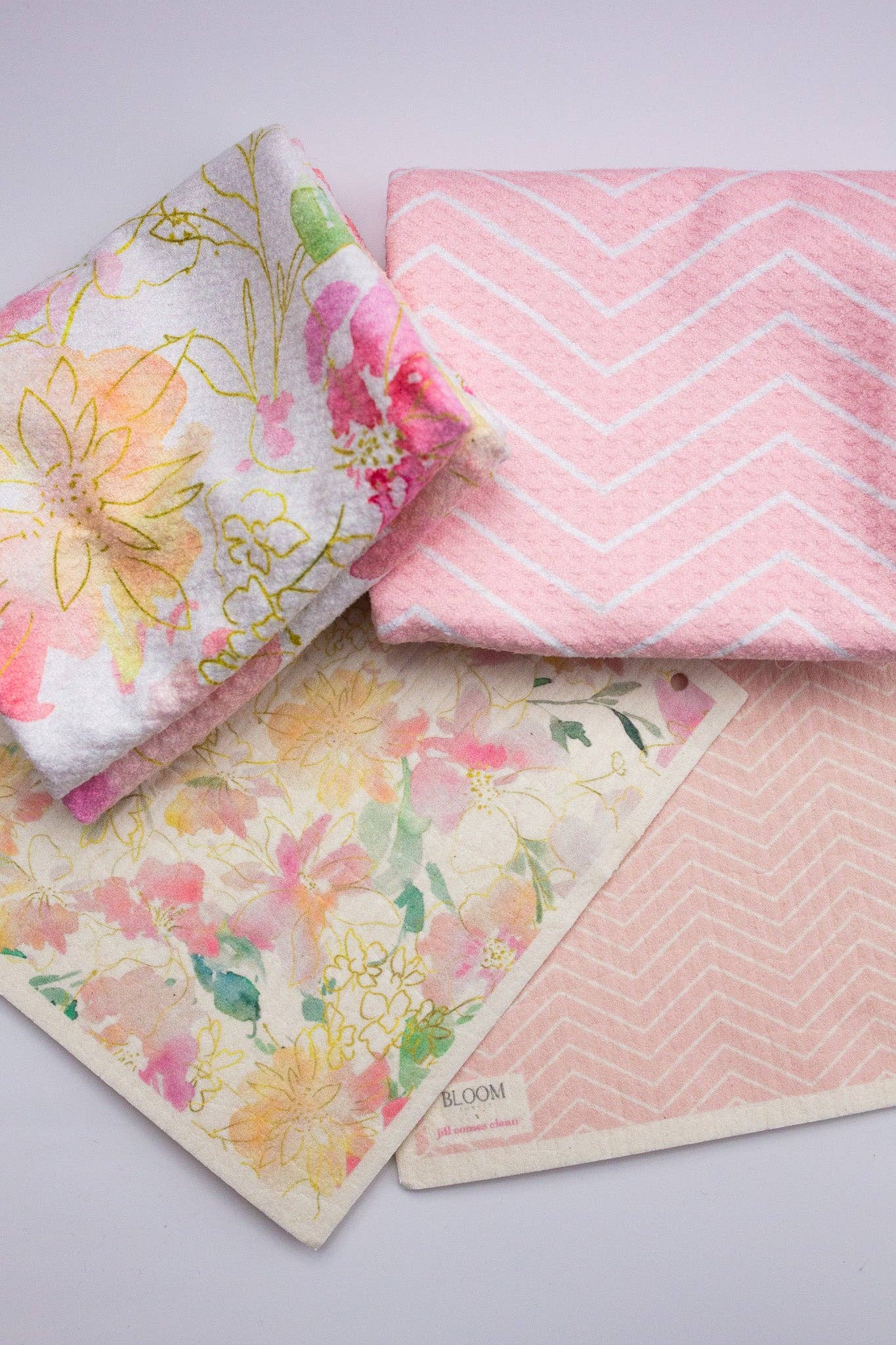 Pretty in Pink Swedish Dishcloth