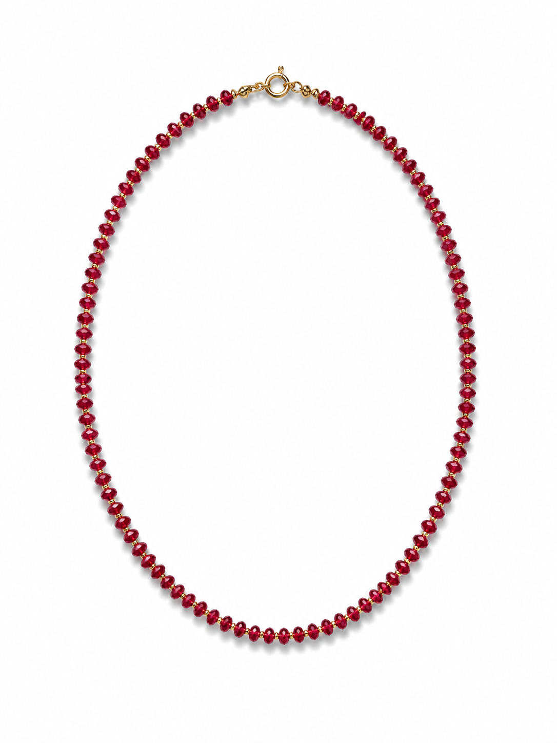 Hoosier Charm Gemstone Necklace