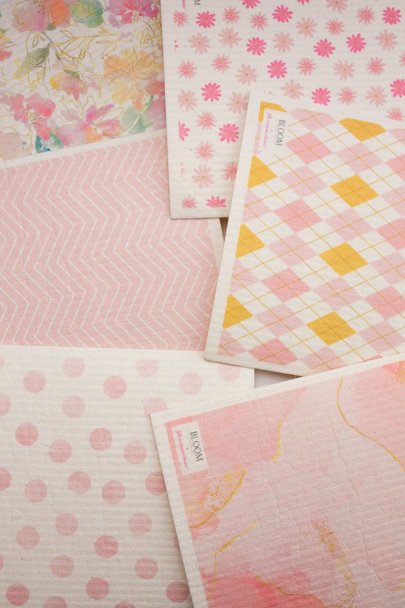 Tickled Pink Swedish Dishcloth