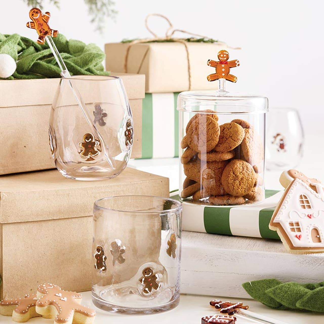 Icon Wine Glass - Gingerbread