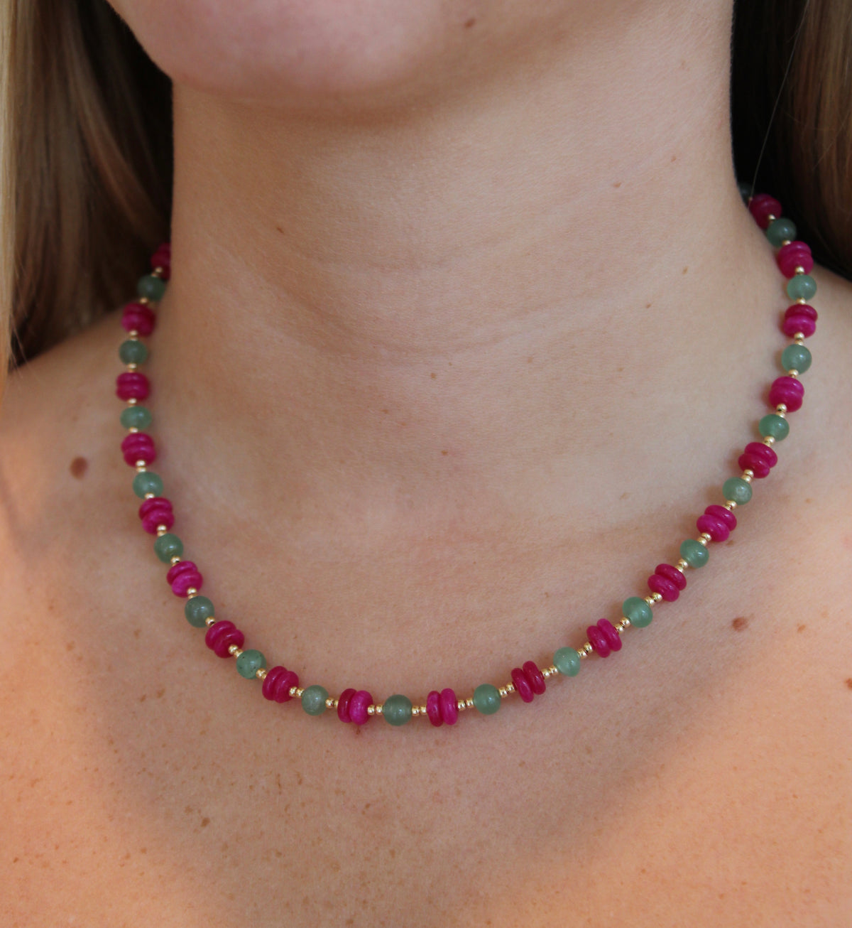 Full Bloom Gemstone Necklace