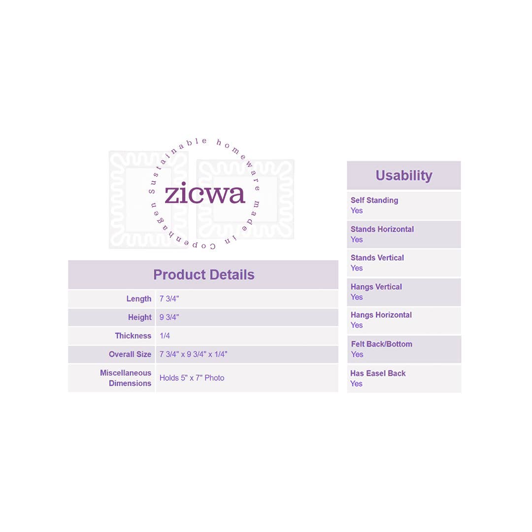 5x7 Trendy Checkerboard Picture Frames