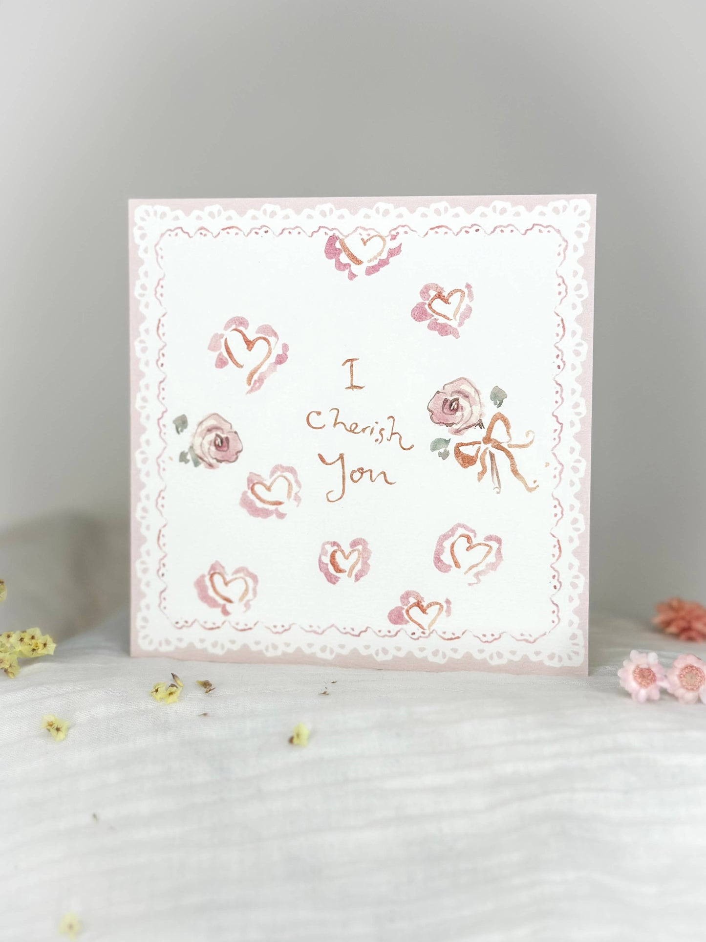 I cherish you card