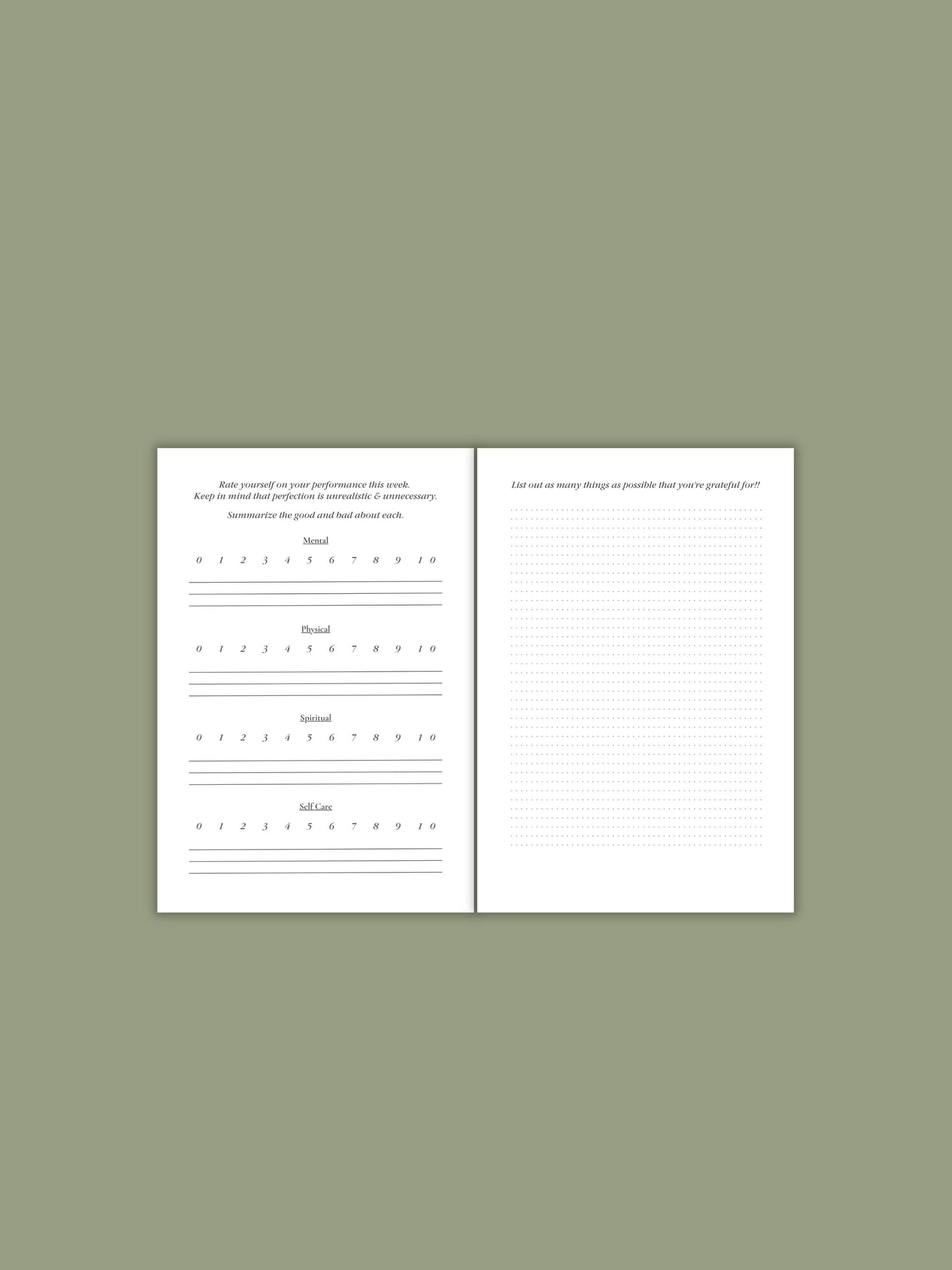 Cool Girls Have Wellness Journals