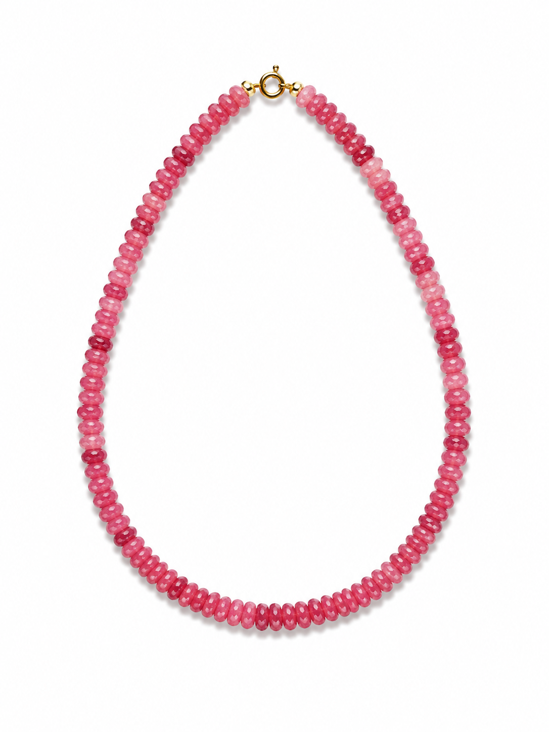 Wild Strawberry Gemstone Necklace