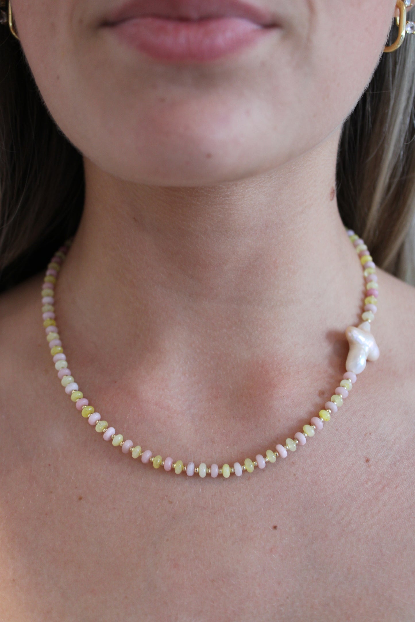 Sweet Faith Gemstone Necklace