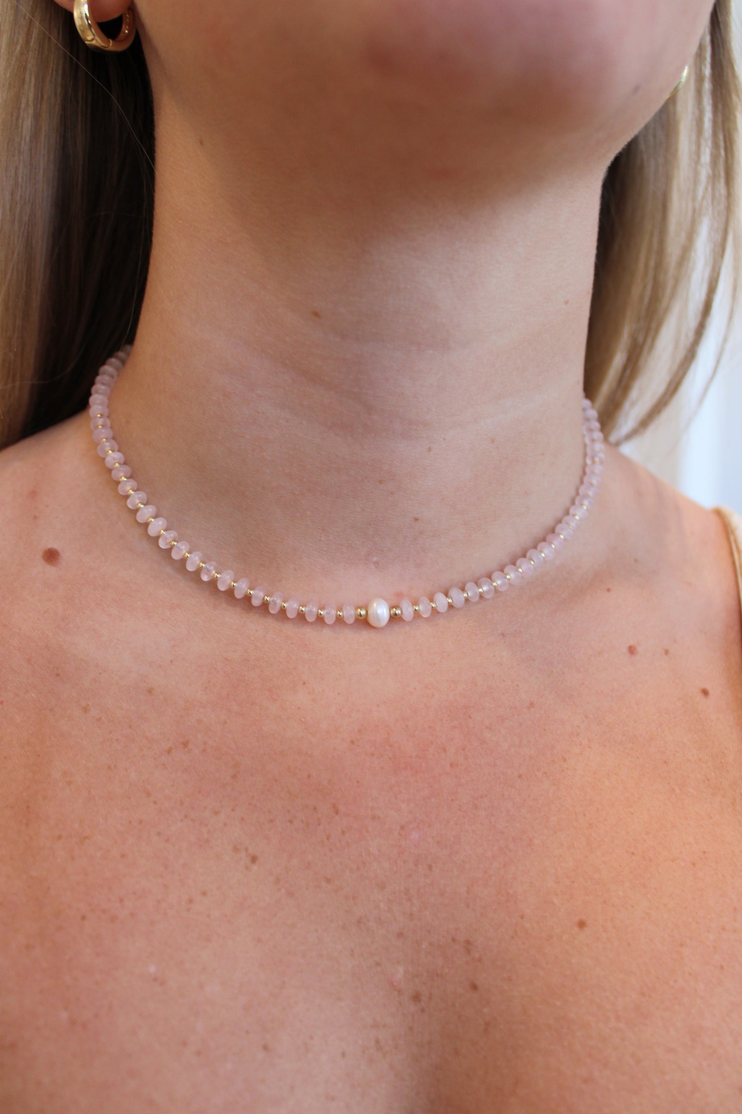 Blush Beauty Gemstone Necklace