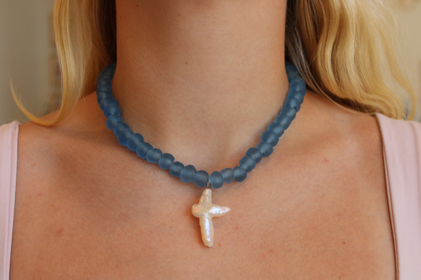 Cobalt Coast Gemstone Necklace