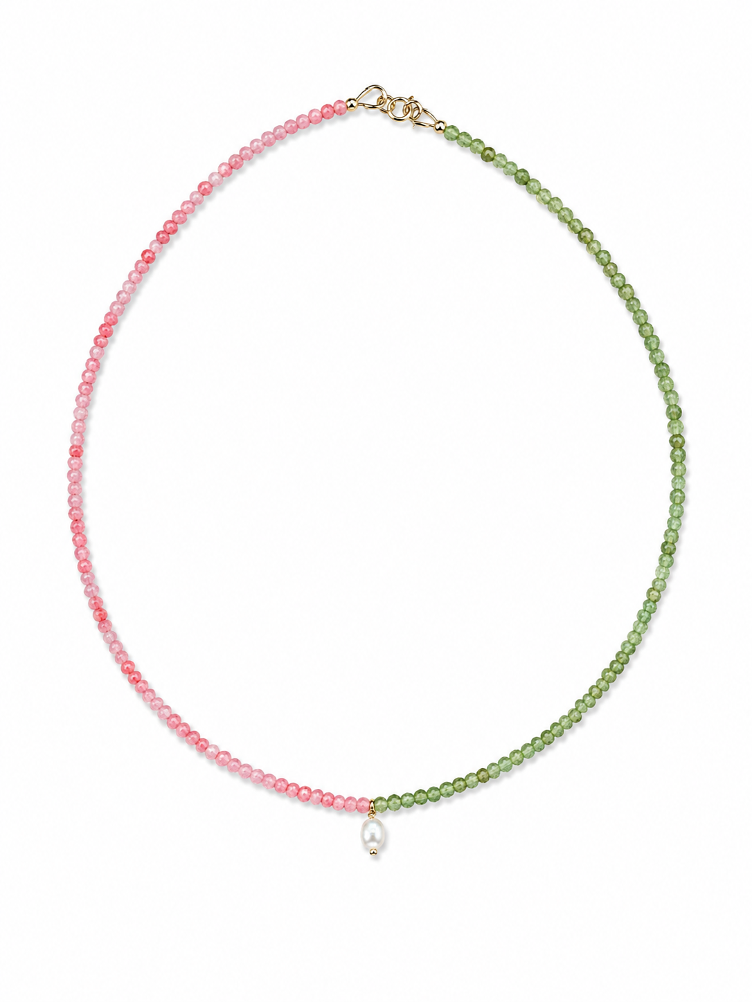 Sweat Pea Gemstone Necklace