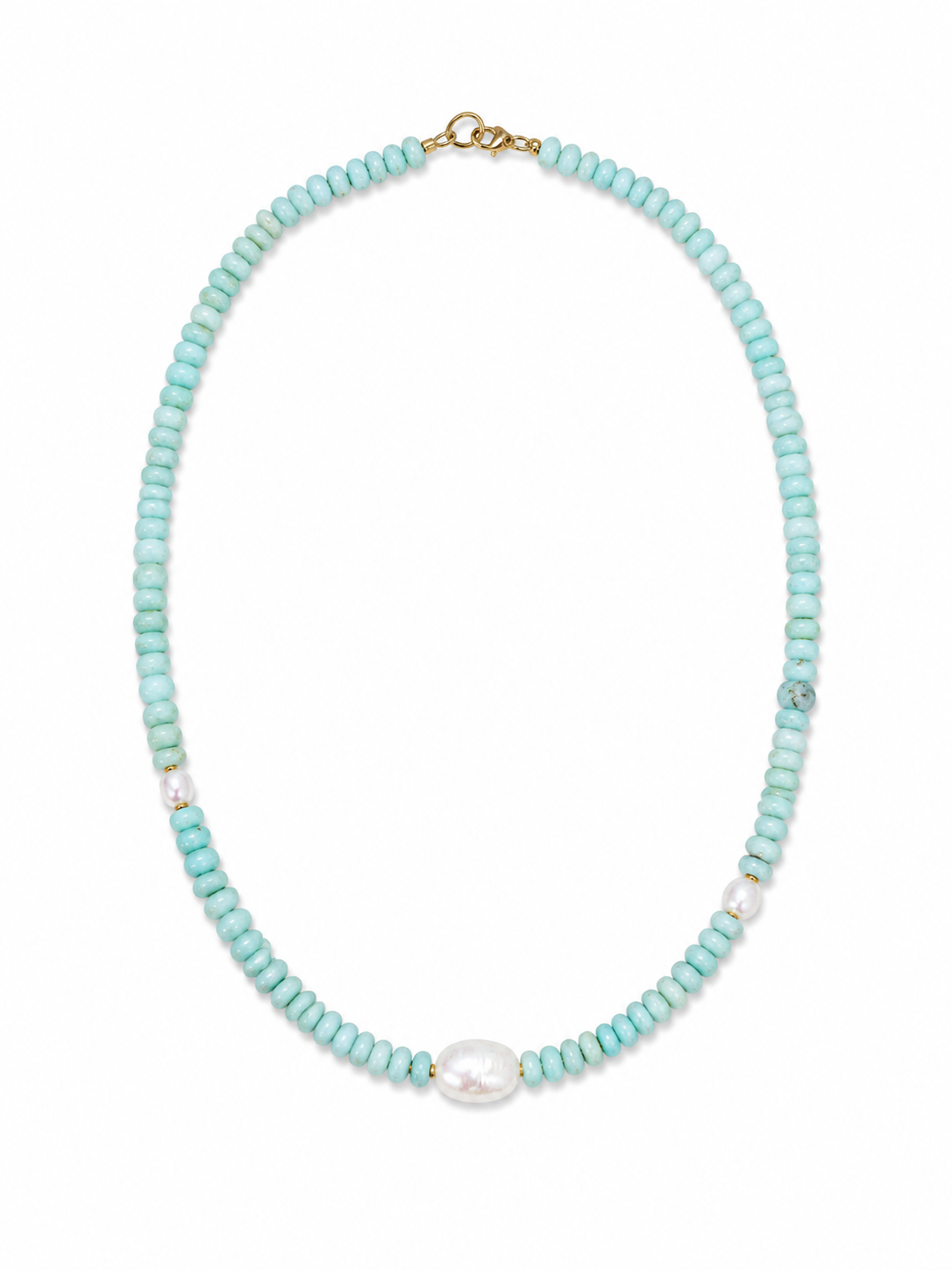 Minty Breeze Gemstone Necklace