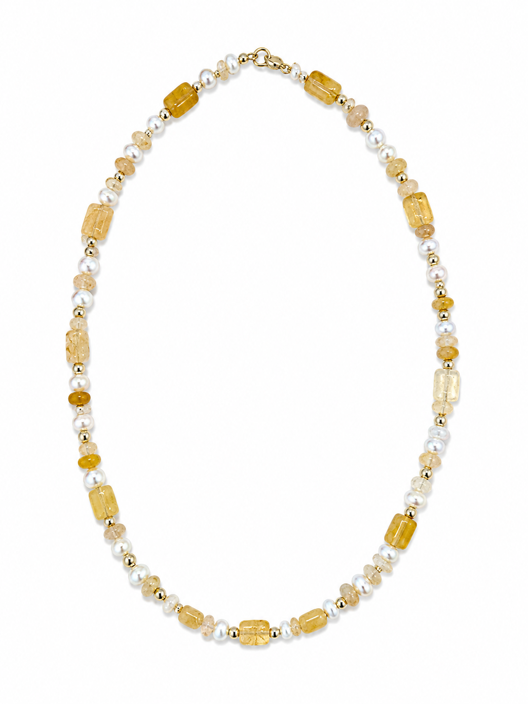 Golden Honey Gemstone Necklace