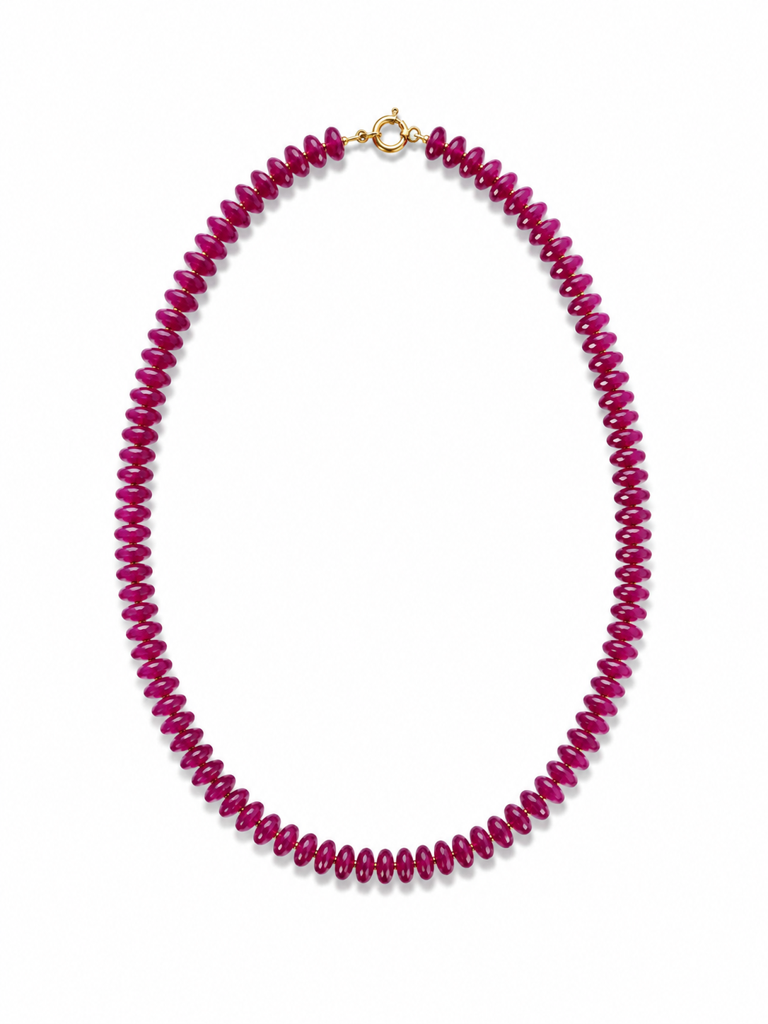 Wild Orchid Gemstone Necklace