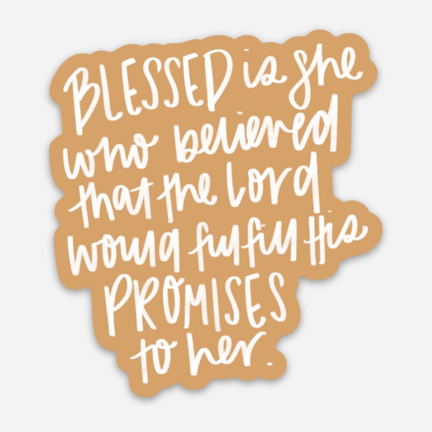 Blessed is She Sticker | Christian Sticker | Christian Gift