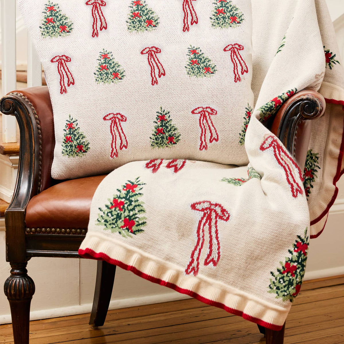 Throw Blanket Traditional Tree