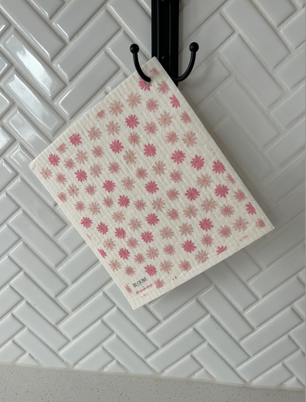 Tickled Pink Swedish Dishcloth