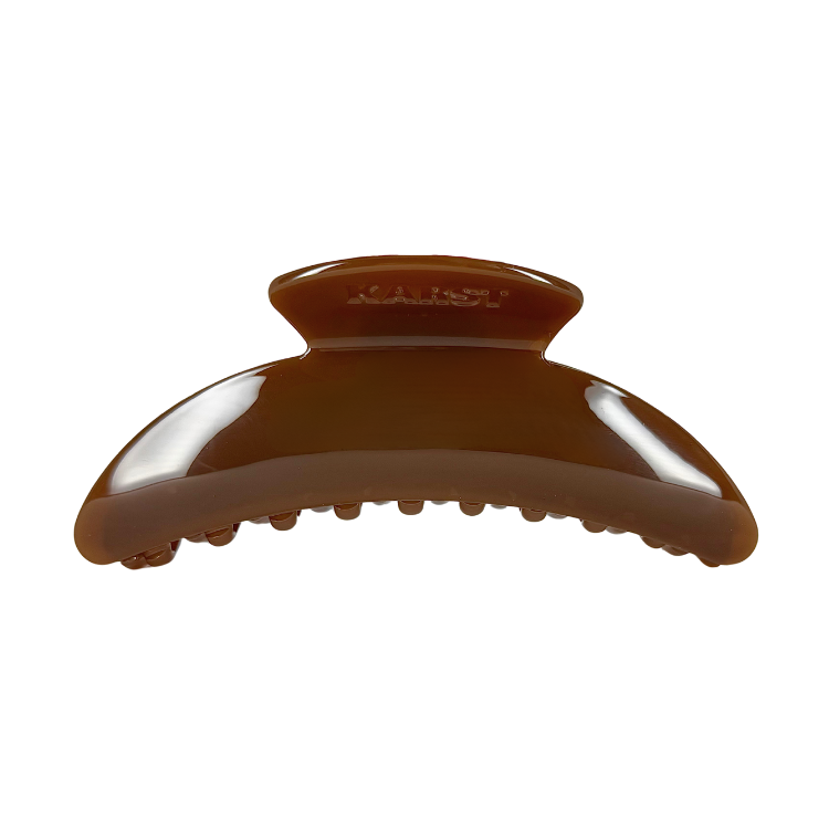 Slim Hair Claw Clip — Espresso Martini