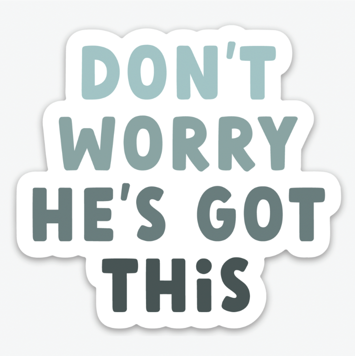 He's Got This Sticker | Christian Sticker | Christian Gift
