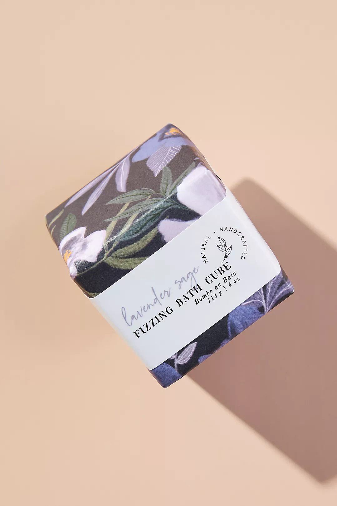 Fizzing Bath Cube - Lavender Sage