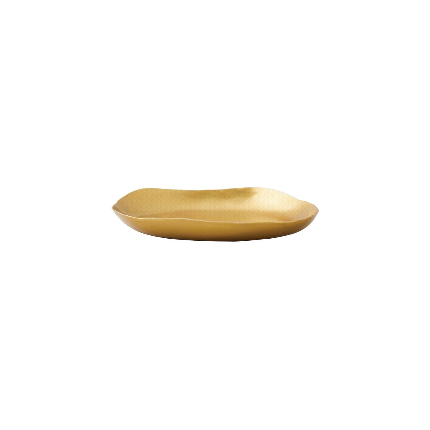 4" Round Gold Candle Plate