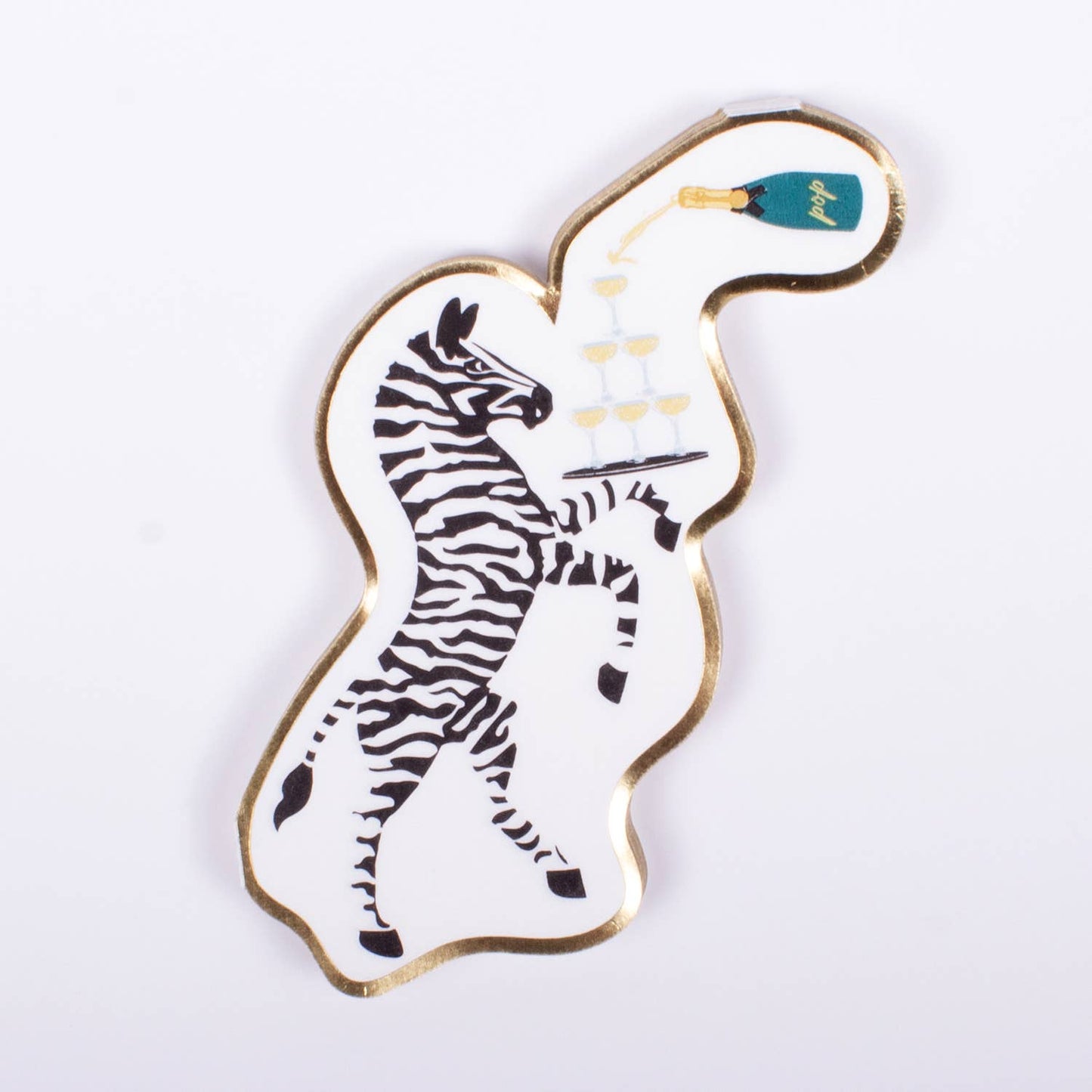 Party Zebra Paper Die Cut Napkins