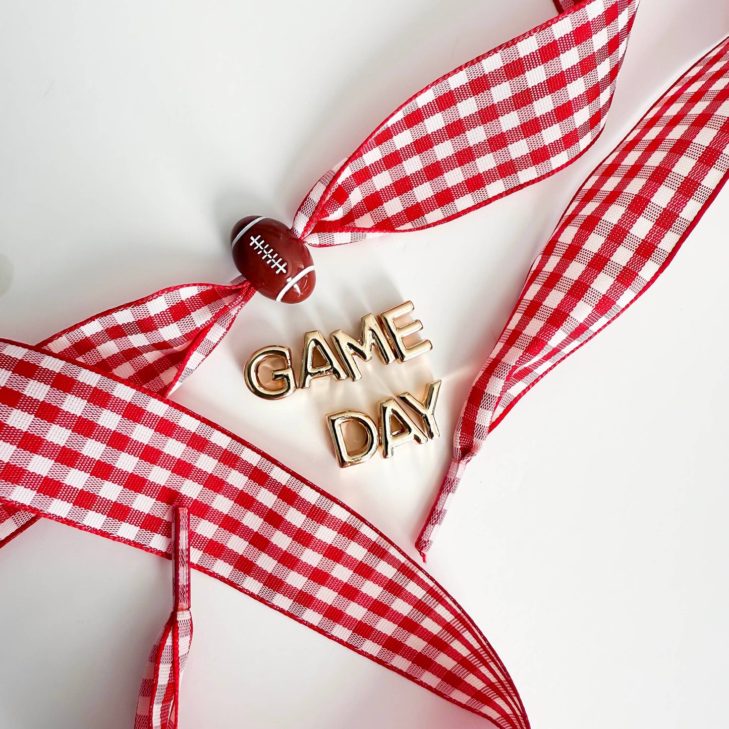 Game Day Gingham Sneaker Lace Charm Set – GAMEDAY