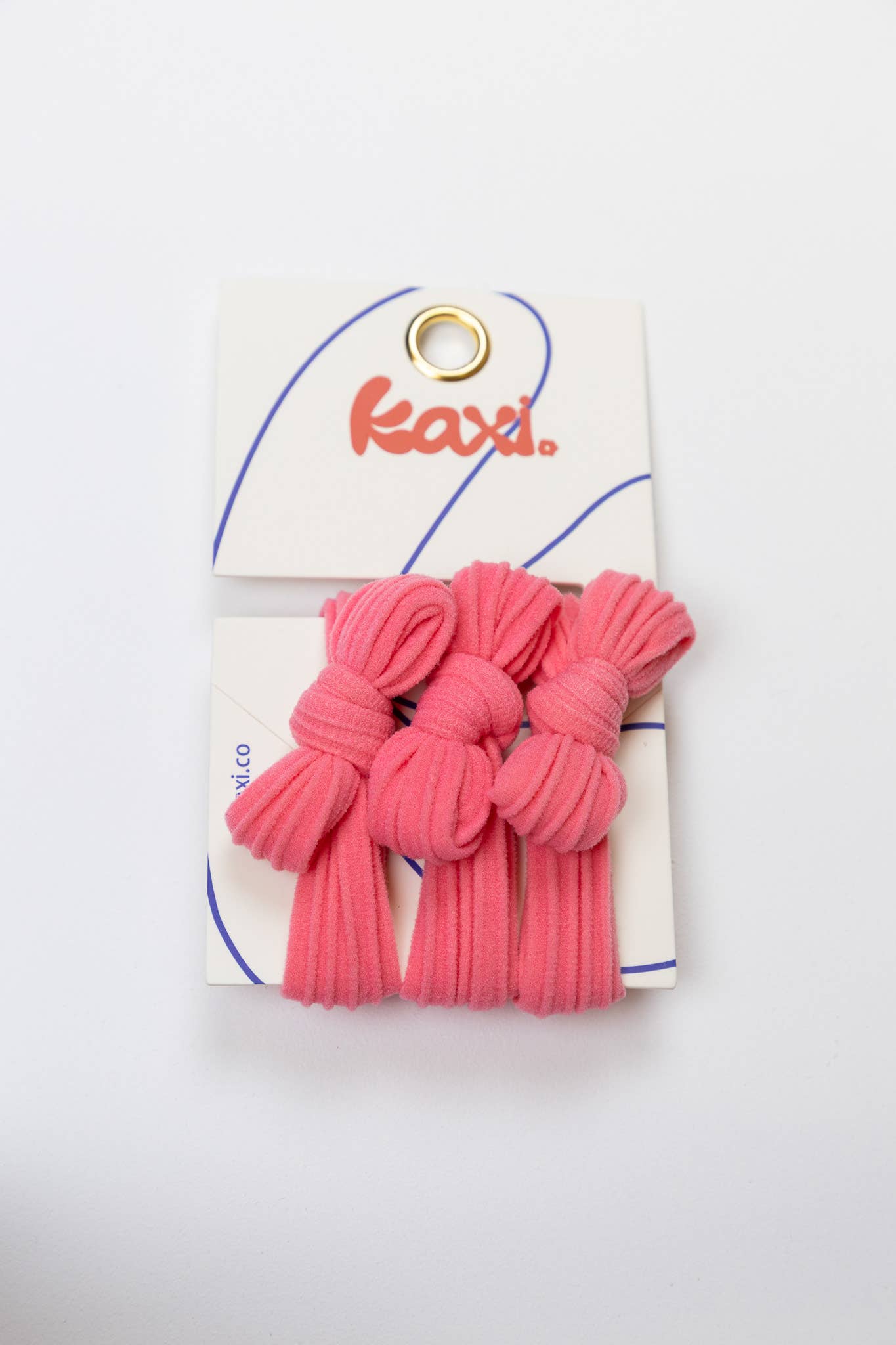 Nylon Bow Slick Back Hair Ties