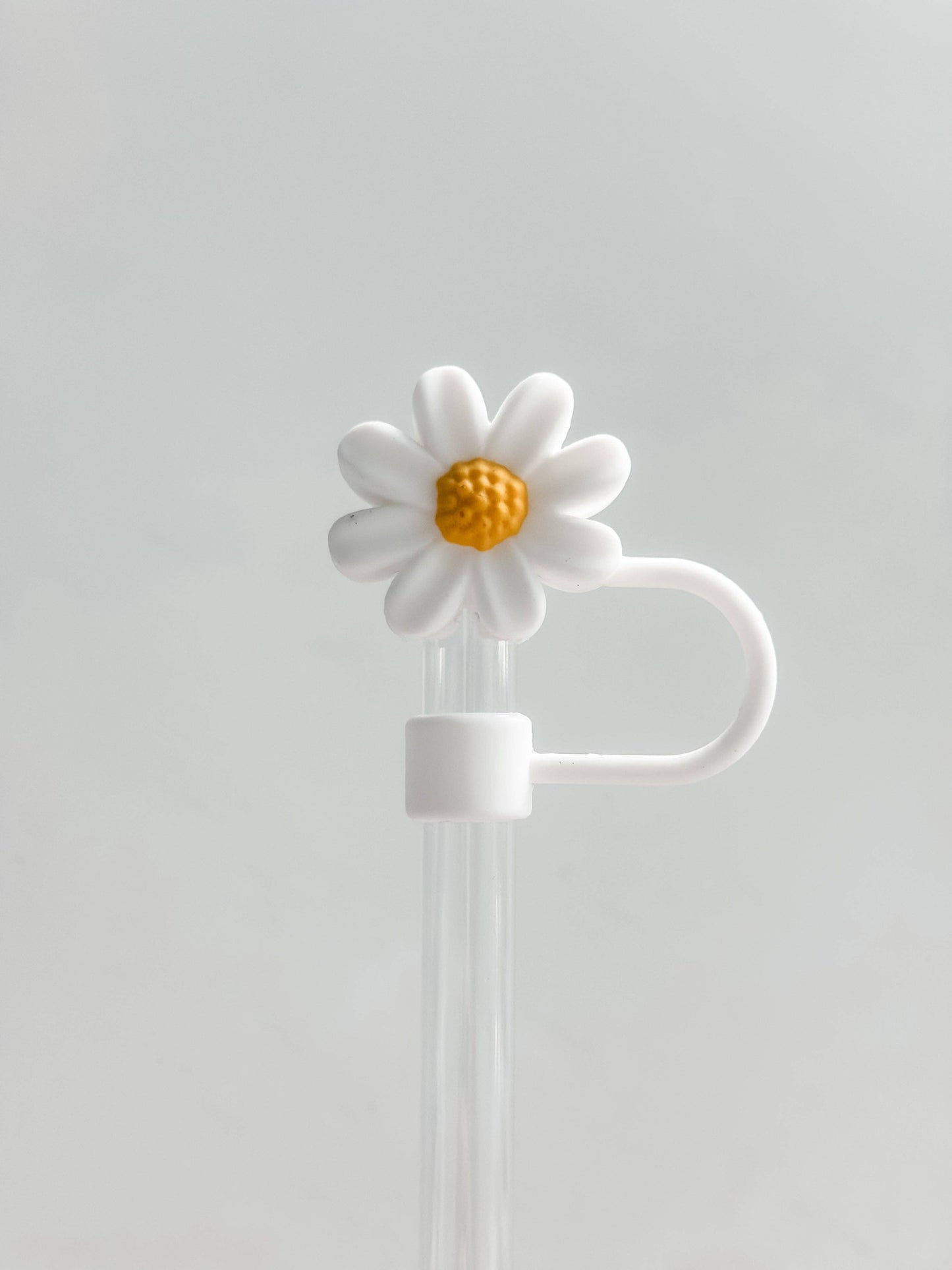 Straw Cover 10MM "White Sunflower"