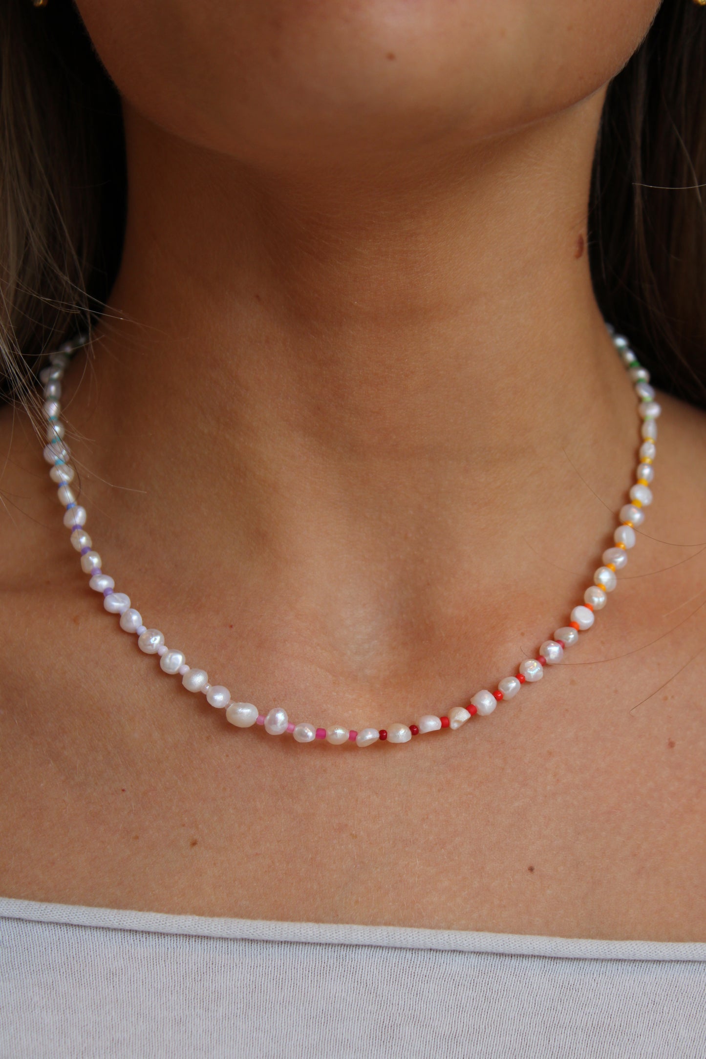 Pearls of the Rainbow Pearl Necklace