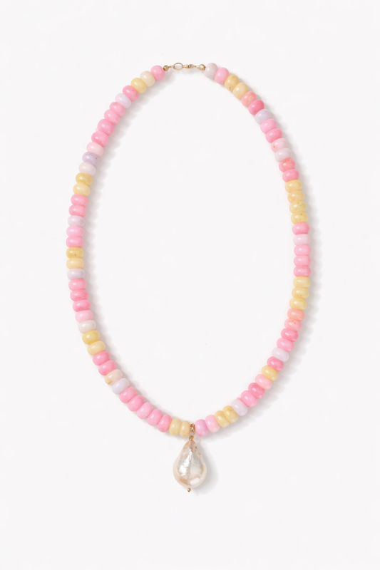 Cotton Candy Gemstone Necklace