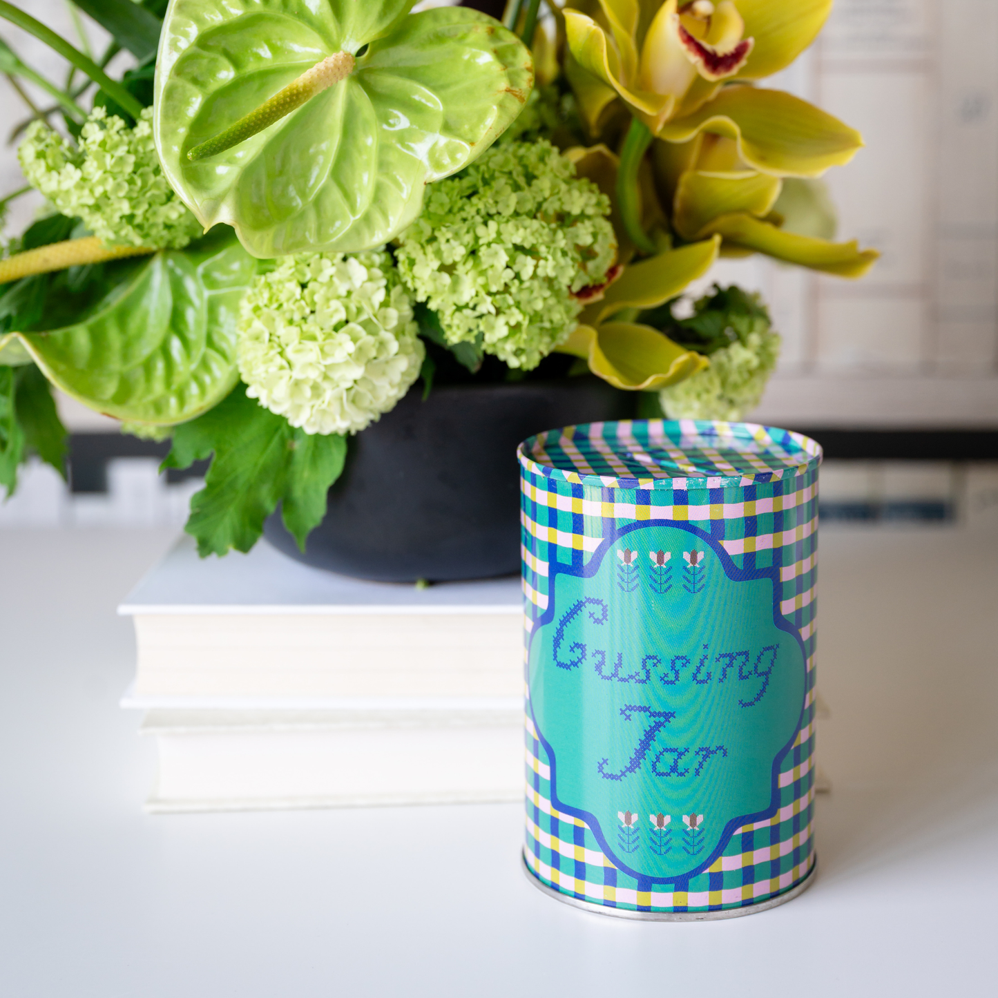 Cussing Jar Decorative Tin Coin Bank