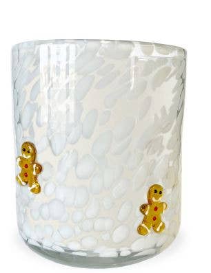 Gingerbread Man Oh Snap Confetti Icon 12oz Holiday Candle