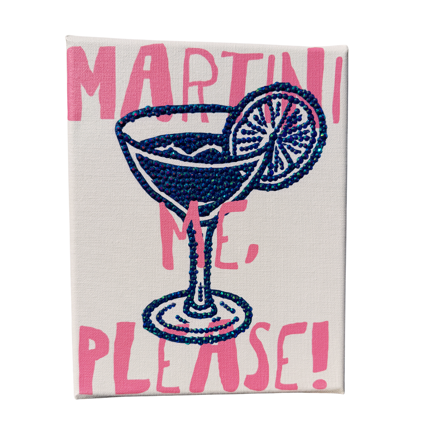 Martini Me Please 8x10 Bedazzle Kit