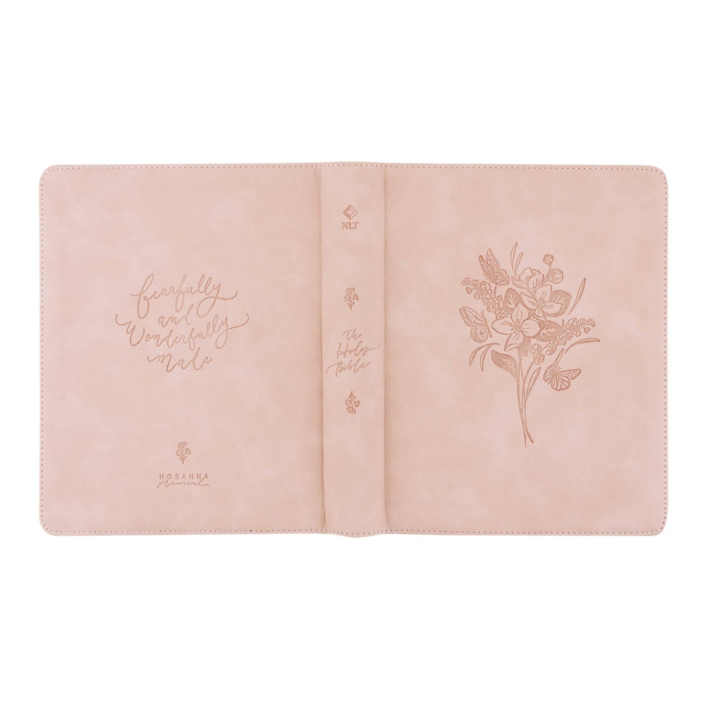 NLT Notetaking Bible : Pink Suede