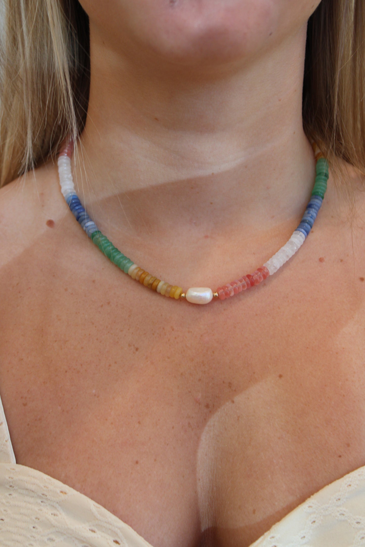 Summer Palette Gemstone Necklace