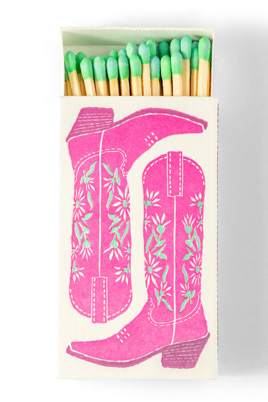 Pink Cowgirl Boots | Fun & Fancy Safety Matches