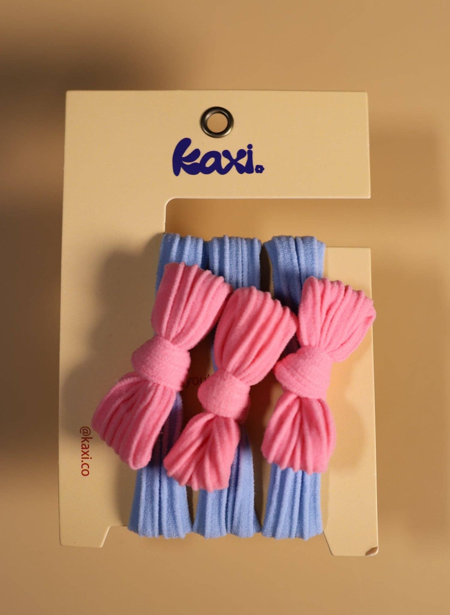 Two Toned Bow Slick Back Hair Ties