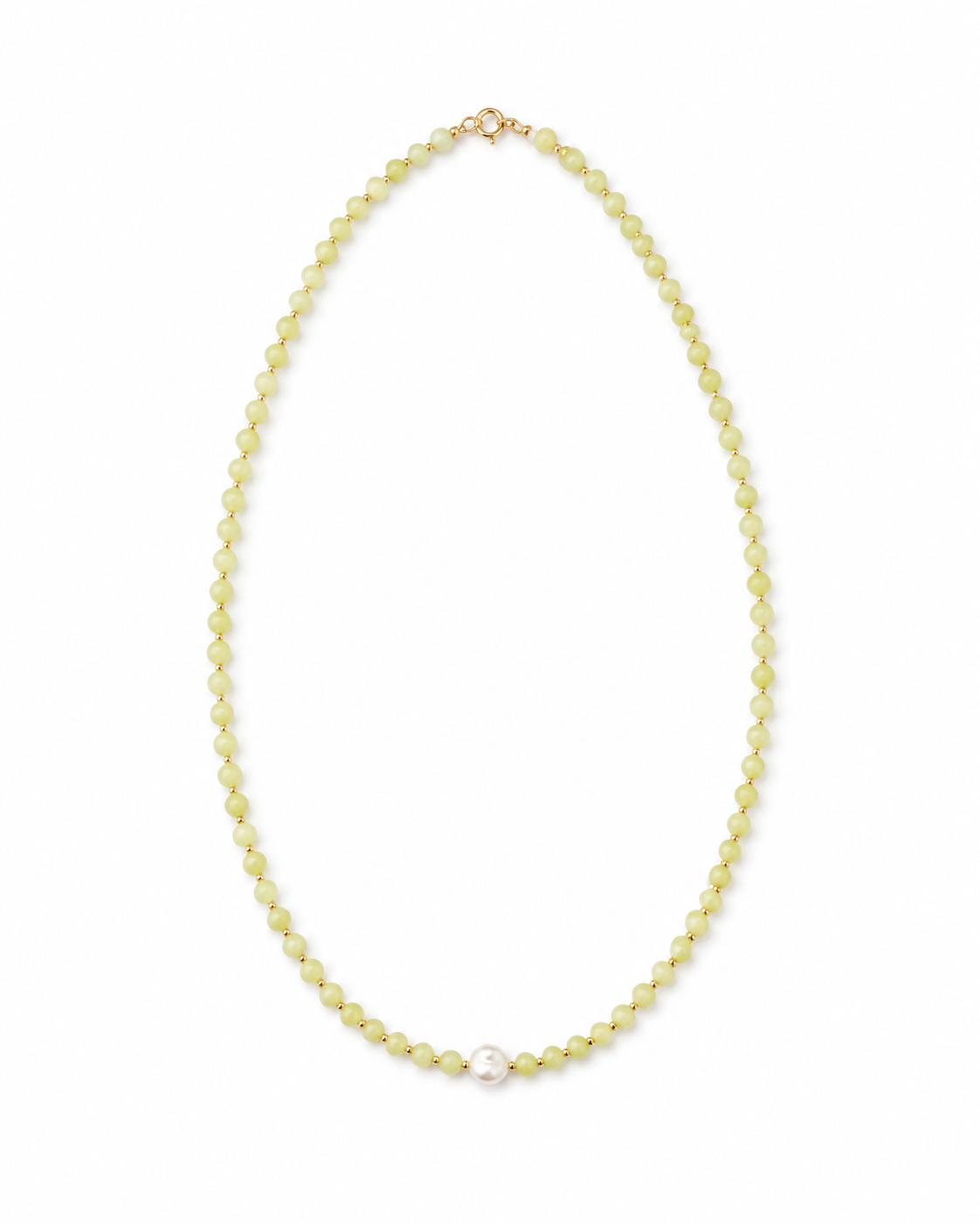 Honeydew Gemstone Necklace