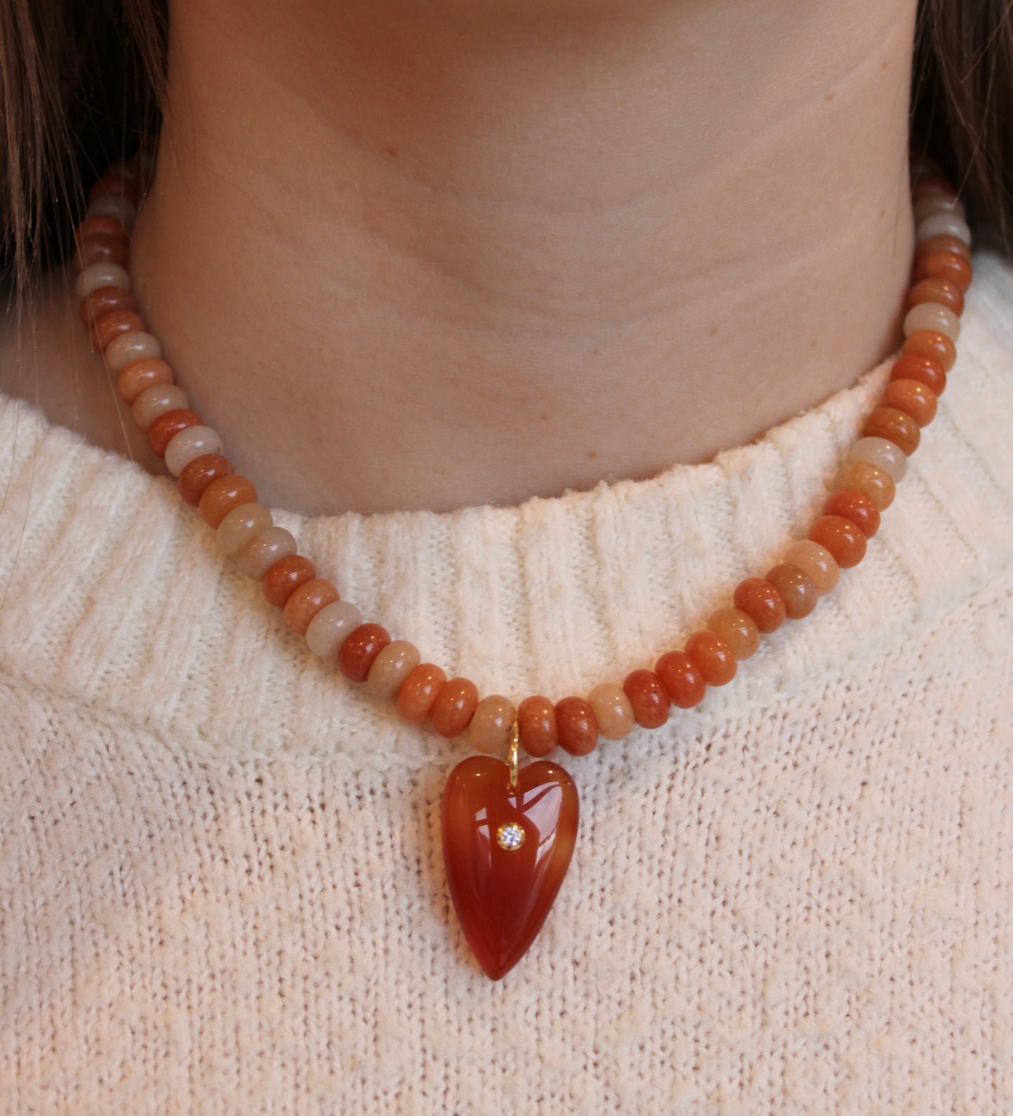 Aventurine Heartstone