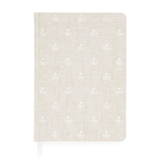 Tailored Journal, Flax Floral